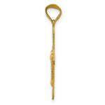 Load image into Gallery viewer, 14K Yellow Gold and Rhodium Crucifix Cross Pendant
