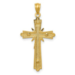 Load image into Gallery viewer, 14K Two-tone Gold Polished Crucifix Pendant
