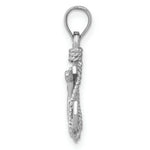 Load image into Gallery viewer, 14K White Gold Polished Mariner Crucifix Pendant
