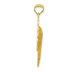 Load image into Gallery viewer, 14K Yellow Gold Satin and Polished Mary Pendant
