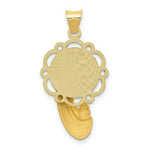 Load image into Gallery viewer, 14K Yellow Gold Satin and Polished Mary Pendant
