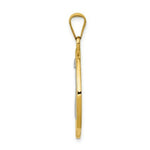 Load image into Gallery viewer, 14K Yellow Gold With Rhodium Circle St. Benedict Medal Pendant
