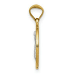 Load image into Gallery viewer, 14K Yellow Gold With Rhodium Circle St. Benedict Medal Pendant
