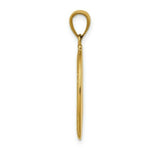 Load image into Gallery viewer, 14K Yellow Gold Saint Theresa Oval Medal Pendant
