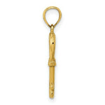 Load image into Gallery viewer, 14K Yellow Gold Polished Heart Key Pendant
