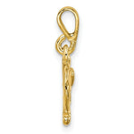 Load image into Gallery viewer, 14k Yellow Gold Polished Bow &amp; Arrow Pendant
