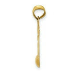 Load image into Gallery viewer, 14k Yellow Gold Polished/Textured I LOVE YOU Pendant

