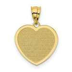 Load image into Gallery viewer, 14k Yellow Gold Polished Te Amo Heart Pendant
