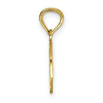 Load image into Gallery viewer, 14K Yellow Gold Diamond-cut Break Apart Best Friend Heart Pendant
