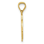 Load image into Gallery viewer, 14K Yellow Gold Polished Diamond-cut Love Birds with Heart Pendant

