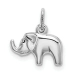 Load image into Gallery viewer, 14k White Gold Elephant Charm
