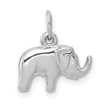 Load image into Gallery viewer, 14k White Gold Elephant Charm
