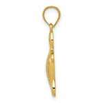 Load image into Gallery viewer, 14K Yellow Gold Polished Filigree Sea Turtle Pendant
