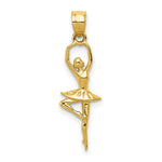 Load image into Gallery viewer, 14K Yellow Gold Polished Small Ballerina Pendant
