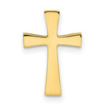 Load image into Gallery viewer, 14k Yellow Gold Polished Cross Chain Slide
