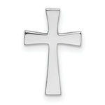 Load image into Gallery viewer, 14k White Gold Polished Cross Chain Slide
