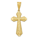 Load image into Gallery viewer, 14k Yellow Gold Diamond-cut Center Cross Pendant
