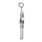 Load image into Gallery viewer, 14k White Gold Polished Tube Cross Pendant
