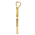 Load image into Gallery viewer, 14k Micro Pave CZ Large Cross 49mm Pendant  about 2 inches
