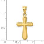 Load image into Gallery viewer, 14K Yellow Gold Polished Cross Pendant
