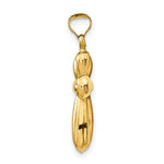 Load image into Gallery viewer, 14K Yellow Gold Polished Stamping Cross Pendant
