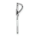 Load image into Gallery viewer, 14k White Gold Polished Celtic Cross Chain Slide
