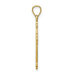 Load image into Gallery viewer, 14K Yellow Gold Satin &amp; Polished Faith Cross Pendant
