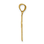 Load image into Gallery viewer, 14K Yellow Gold Diamond-cut Cross Pendant
