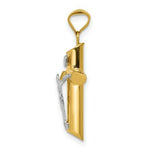 Load image into Gallery viewer, 14k Two-Tone Gold Polished Crucifix Pendant
