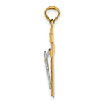 Load image into Gallery viewer, 14k Two Tone Gold Crucifix Pendant
