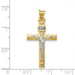 Load image into Gallery viewer, 14k Two-Tone Gold Crucifix Pendant
