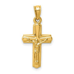 Load image into Gallery viewer, 14K Yellow Gold Reversible Crucifix /Cross Pendant

