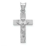 Load image into Gallery viewer, 14k White Gold Crucifix Pendant

