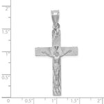 Load image into Gallery viewer, 14k White Gold Crucifix Pendant
