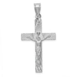 Load image into Gallery viewer, 14k White Gold Crucifix Pendant

