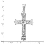Load image into Gallery viewer, 14k White Gold Crucifix Pendant
