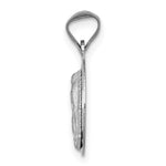 Load image into Gallery viewer, 14k White Gold Our Lady of Guadalupe Circle Pendant
