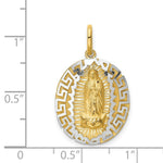 Load image into Gallery viewer, 14k Two Tone Gold Our Lady Of Guadalupe Pendant

