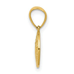 Load image into Gallery viewer, 14K Yellow Gold San Benito 2 Sided Round Small Pendant
