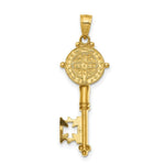 Load image into Gallery viewer, 14k Yellow Gold San Benito 2-Sided Key Pendant
