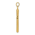 Load image into Gallery viewer, 14K Yellow Gold Hollow Diamond-cut Cross Pendant
