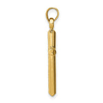 Load image into Gallery viewer, 14K Yellow Gold Hollow Diamond-cut Cross Pendant
