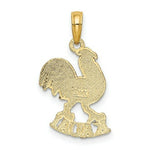 Load image into Gallery viewer, 14K Yellow Gold KAUAI UNDER ROOSTER Charm Pendant

