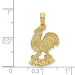 Load image into Gallery viewer, 14K Yellow Gold KAUAI UNDER ROOSTER Charm Pendant
