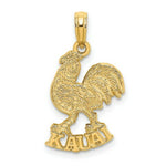Load image into Gallery viewer, 14K Yellow Gold KAUAI UNDER ROOSTER Charm Pendant
