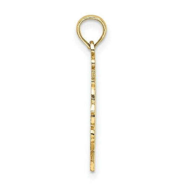 14K Yellow Gold CAROUSEL Horse Charm Pendant