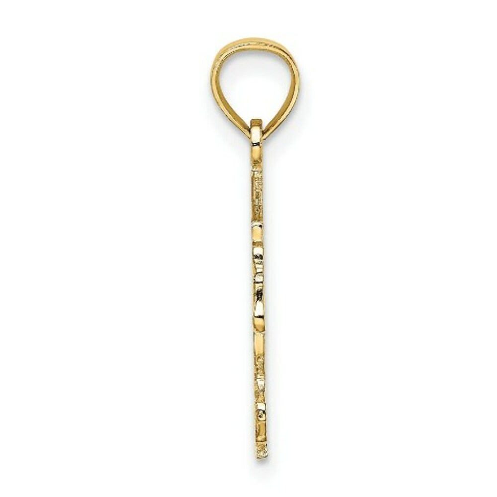 14K Yellow Gold CAROUSEL Horse Charm Pendant