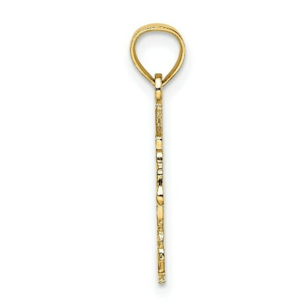 14K Yellow Gold CAROUSEL Horse Charm Pendant