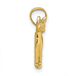 Load image into Gallery viewer, 14K Yellow Gold 2-D Great Dane Dog Charm Pendant
