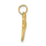 Load image into Gallery viewer, 14K Yellow Gold 2-D Greyhound Dog Charm Pendant
